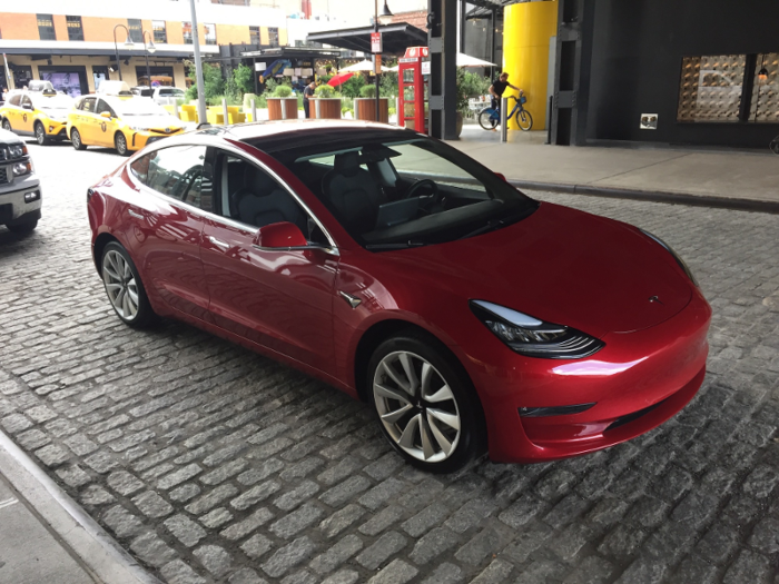 The Model 3 starts at $35,000, though only higher-priced versions are currently available.