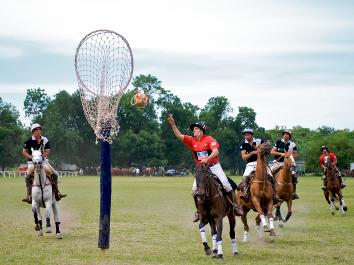 Pato is the national sport of Argentina — it