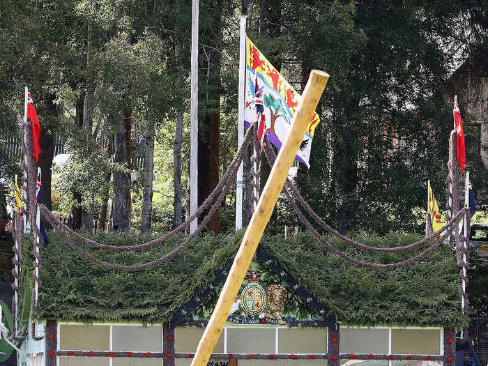 In the caber toss, athletes lift a nearly 20-foot pole and try to flip it end over end.