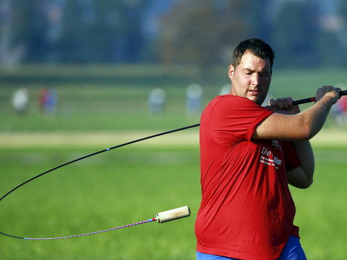 Hornussen is a Swiss sport sometimes known as "farmer