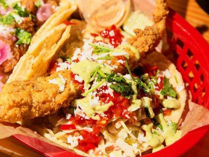 As someone who knows a thing or two about catfishing, we can say this taco is more than what meets the eye. Catfish on a taco is an unexpected choice, but it