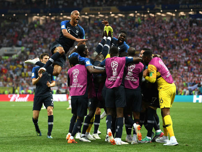 With a 4-2 victory, France had done it. France was champions for the second time in its history, and for the second time in 20 years.