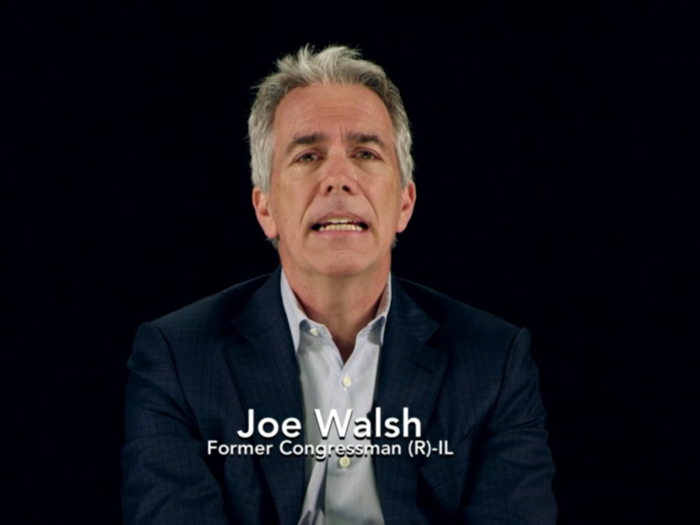 Former Illinois congressman Joe Walsh