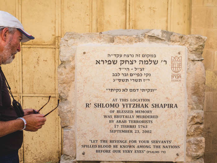 In a shooting at the wholesale market in 2002, a rabbi named Shlomo Yitzak Shapira was killed. "With those incidents one after another, we have no way to distinguish between a legitimate shopkeeper and a gunman or a suicide bomber," McLean said of the IDF