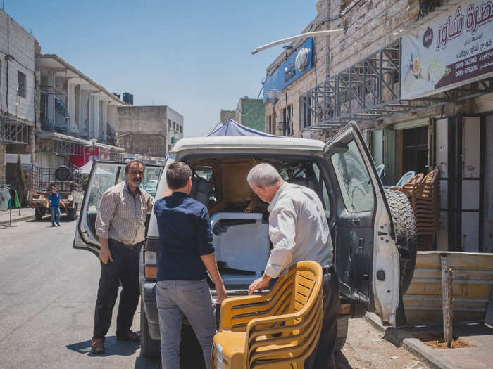 Outside the Old City, Hebron is still bustling. The city