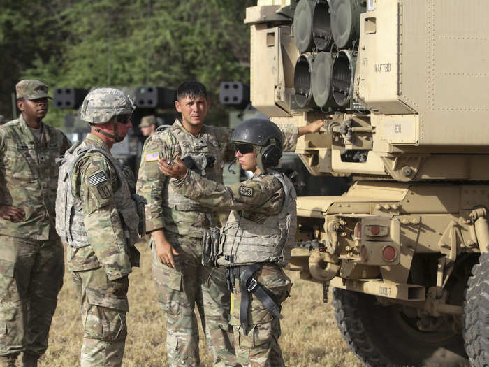 Australian, Japanese, and US personnel took part in the July 12 sink-ex. At Pacific Missile Range Facility Barking Sands in Hawaii, Japanese Ground Self-Defense personnel fired a surface-to-ship missile, and US soldiers fired a Naval Strike Missile and missiles from a High Mobility Artillery Rocket System, both of which were truck-mounted.