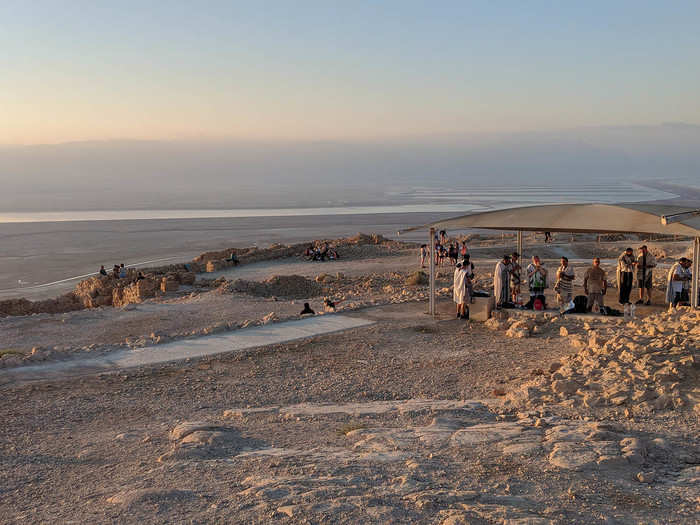 Masada is situated on a mountaintop plateau. It