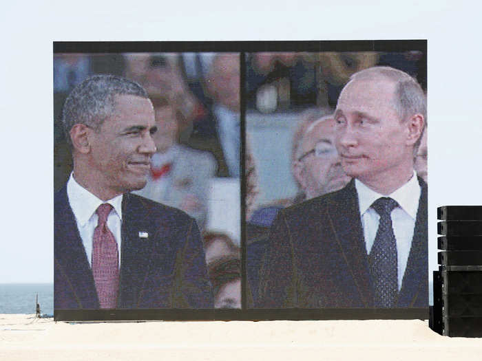 June 2014: Putin and Obama