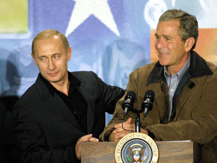 November 2001: Putin and Bush