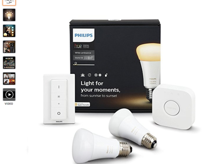 They also bought a lot of Philips Hue light bulbs.