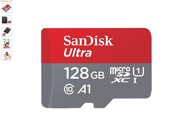 Belgium: A lot of shoppers in Belgium were buying SanDisk Ultra 128GB memory cards.