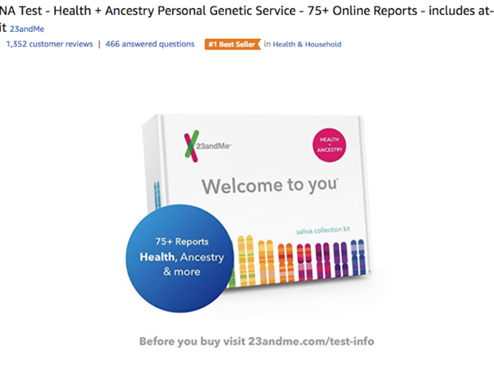 Shoppers also bought 23andMe DNA Tests and LifeStraw Personal Water Filters.