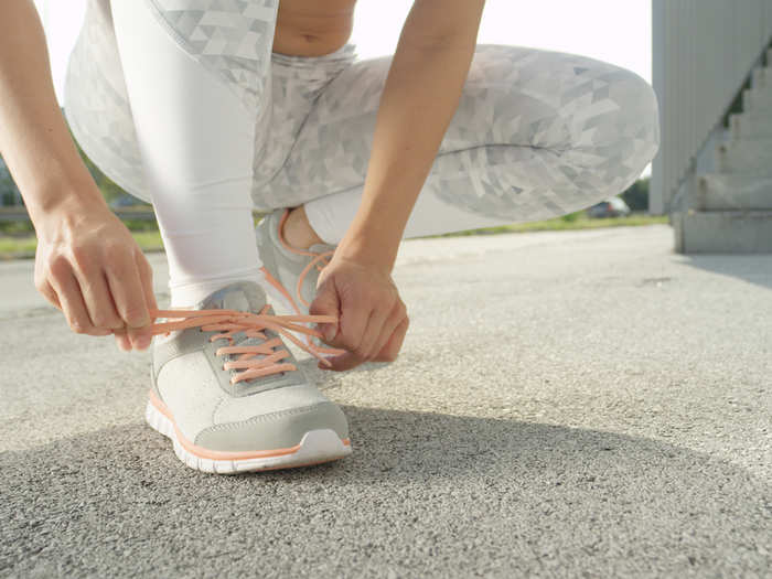 9. They start their day with sweat