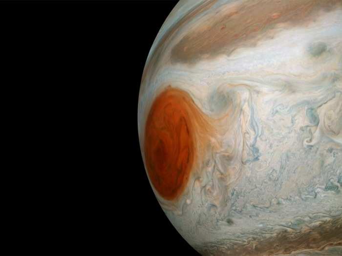 Among Juno fans, photos of the Great Red Spot have been a favorite, since the storm could easily swallow Earth. The probe didn’t photograph that area during the most recent flyby, though — the last new images of the spot were captured in April 2018.