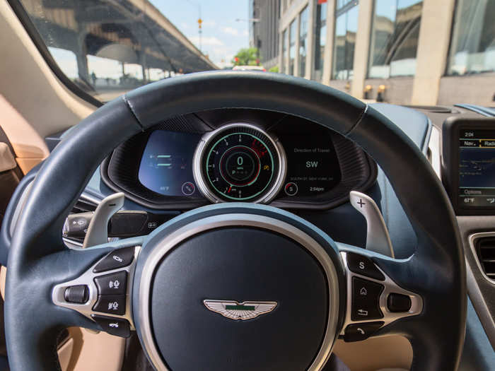 The interior is far more luxurious than what I found in the Corvette. That creates some pressure, however. I always feel underdressed in an Aston, even when I have on a suit.