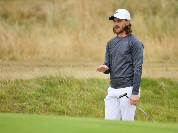 Tommy Fleetwood, who holds the course record at Carnoustie at 63, also said conditions were unlike he had ever seen at the course.