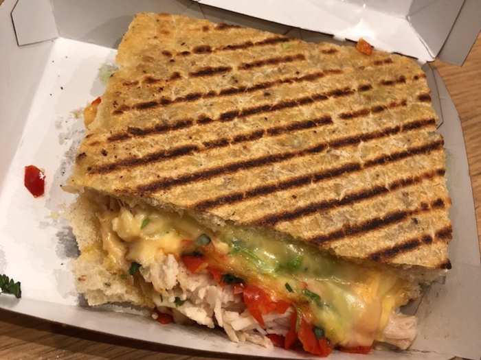 The chipotle chicken avocado melt