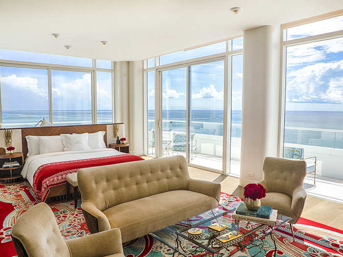 4. The Penthouse, Faena Hotel Miami Beach, Miami, Florida — $50,000