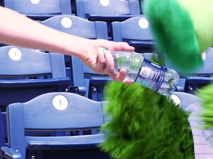 Then, someone will bring your beverages to your seat so you can enjoy the game.