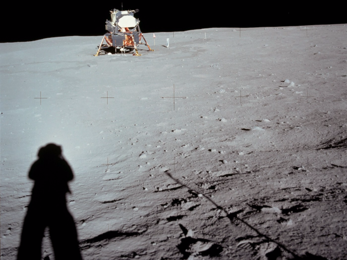 This is the farthest the astronauts wandered from their lander.