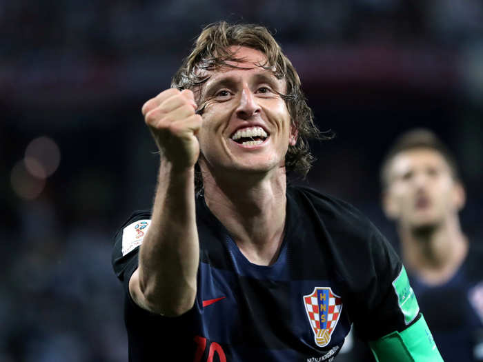 Luka Modrić — Real Madrid and Croatia national team midfielder.