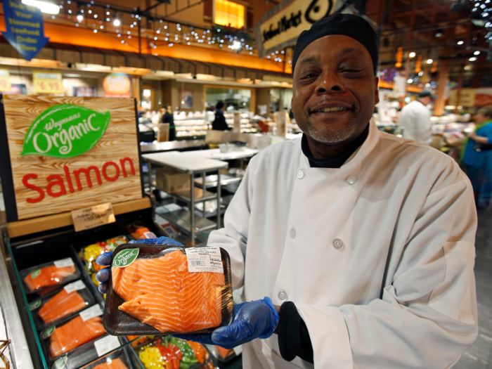 Wegmans employees appreciate it when you weigh your produce...