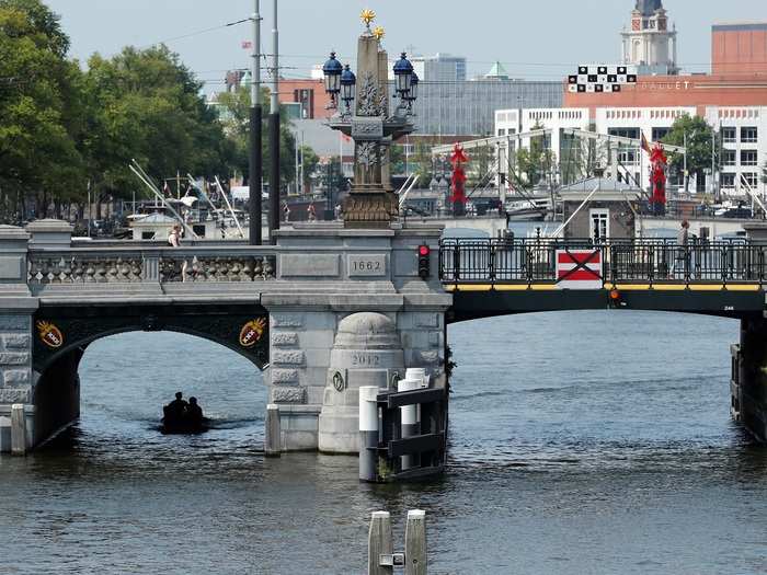 And in the Netherlands,12 bridges have been closed due to heat.