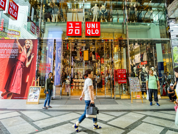 Higher-quality mall staples like Express, Uniqlo, and Lands