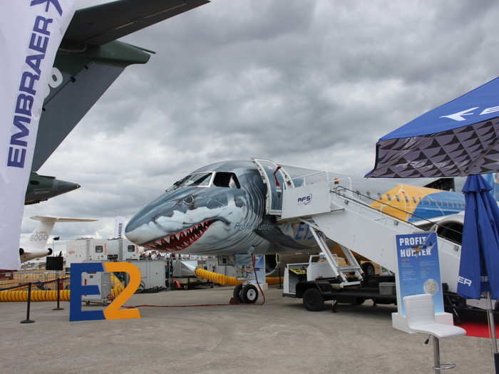 The Embraer E190-E2 costs $60.8 million.