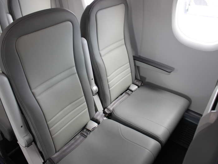 Unlike, the Airbus A320/Boeing 737, which boasts six-abreast seating, and the Airbus A220, which features five-abreast seating, the E2 has only four seats per row. Thatmeans, no middle seat.