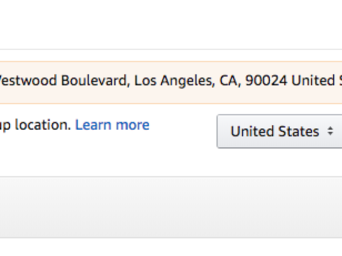 Just select it on the ordering page when Amazon asks for your address.