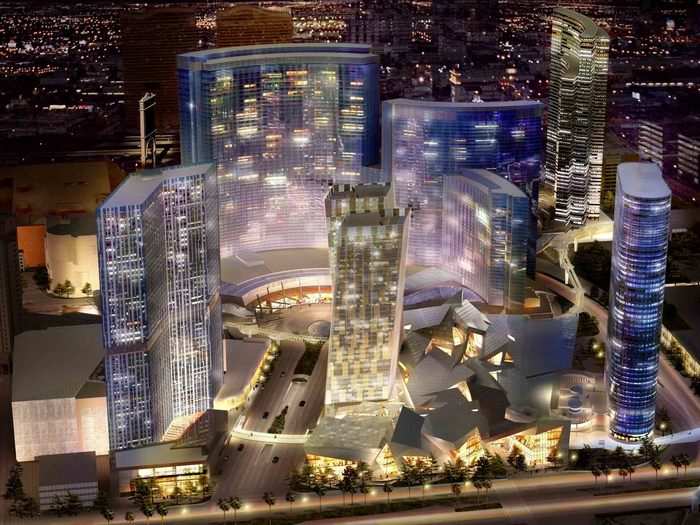 The expectation for CityCenter: A complex with a 49-story tower that adds to the Las Vegas Strip skyline.