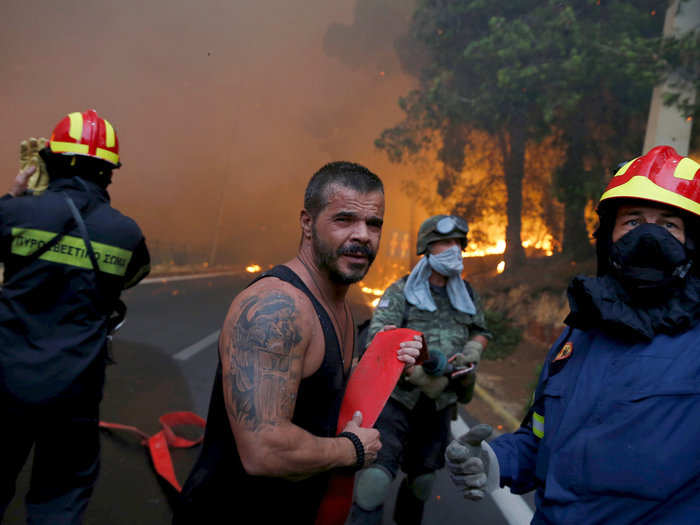 Whatever the cause, the fires spread quickly, fueled by high winds and the dry, rain-free conditions that nearly all of Europe has been suffering through this summer.