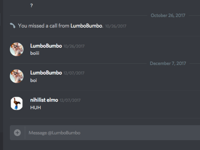 Discord has some other chat features that aren