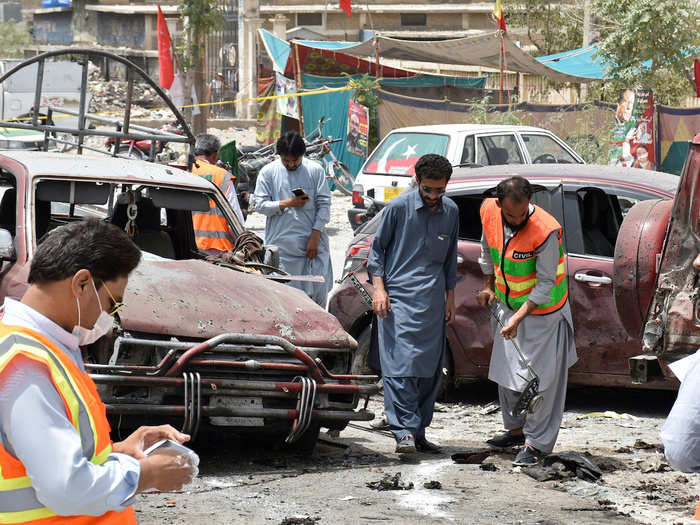 On the day of the vote, a suicide bomber also killed 31 people outside a voting booth in Quetta, a northwestern city near the Afghan border. ISIS has claimed responsibility. Khan condemned the attack, adding: "Pakistanis must defeat the terrorists