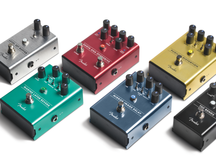 The initial lineup consists of six pedals, ranging from $100-$200.