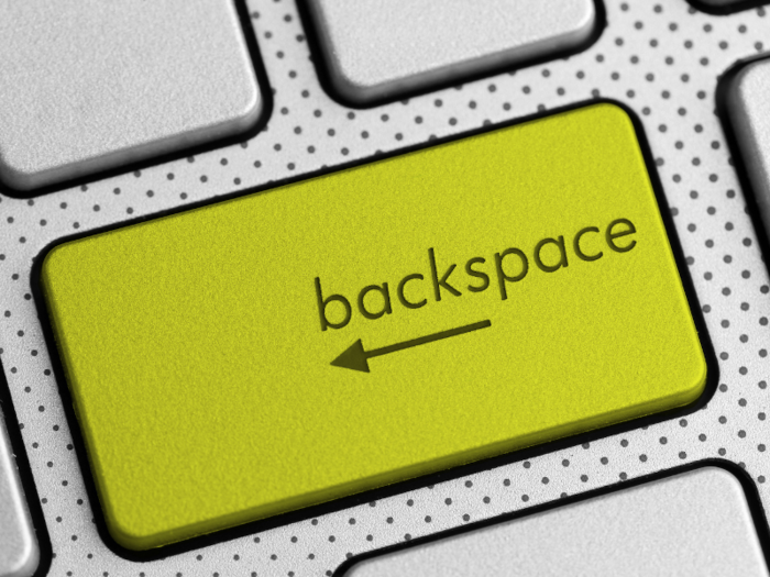 Battle of the backspace