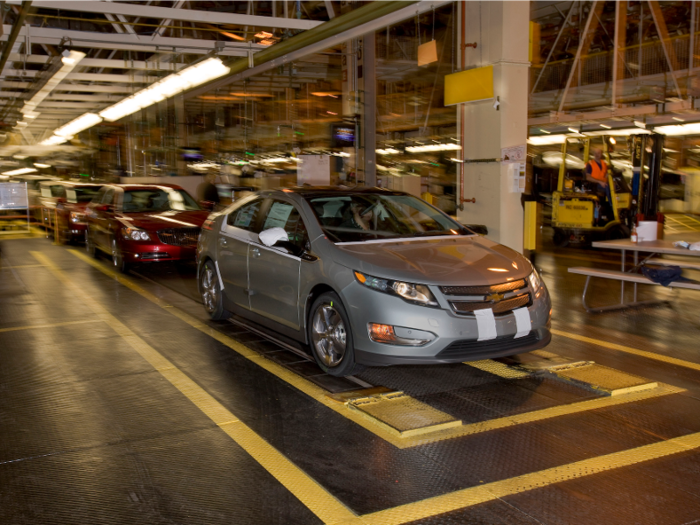 The Volt has been produced at GM