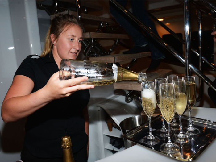 With superyacht parties, you can usually count on costs for food (or hiring a celebrity chef), alcohol, a DJ, and décor.