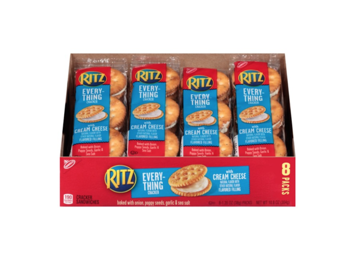 Ritz Everything Cracker Sandwiches with Cream Cheese