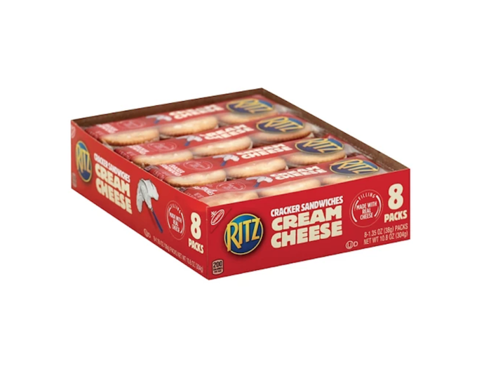 Ritz Whole Wheat Cracker Sandwiches with Cream Cheese