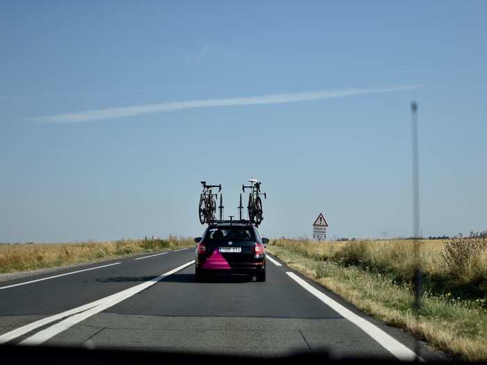 I got inside a Tour de France team car, the mobile command center for the world