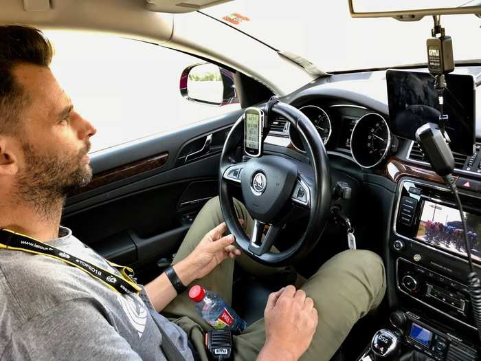 I got inside a Tour de France team car, the mobile command center for the world