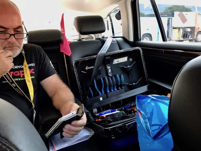 I got inside a Tour de France team car, the mobile command center for the world