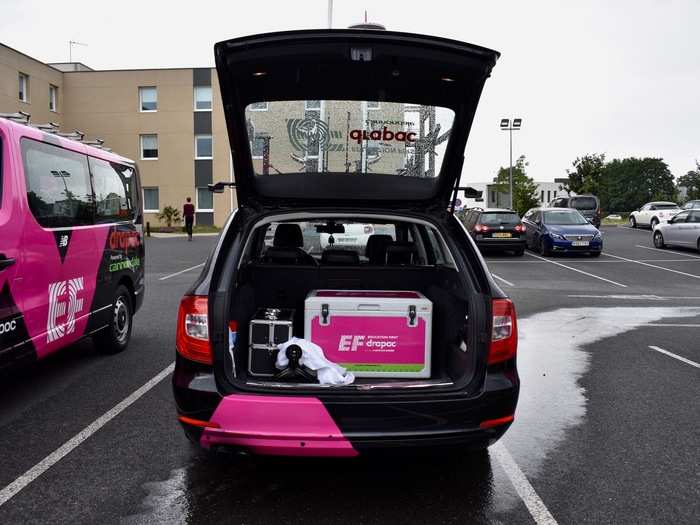 I got inside a Tour de France team car, the mobile command center for the world