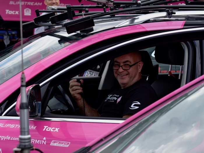 I got inside a Tour de France team car, the mobile command center for the world