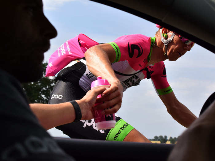 I got inside a Tour de France team car, the mobile command center for the world