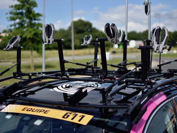 I got inside a Tour de France team car, the mobile command center for the world