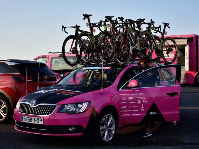 I got inside a Tour de France team car, the mobile command center for the world