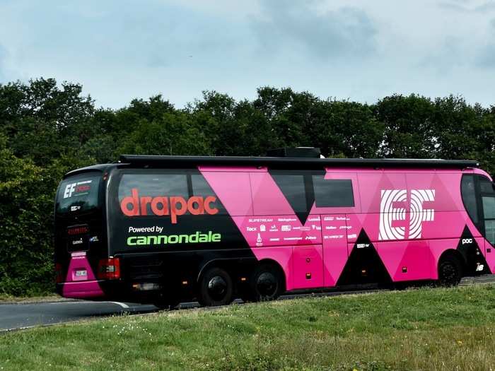 I got inside a Tour de France team car, the mobile command center for the world